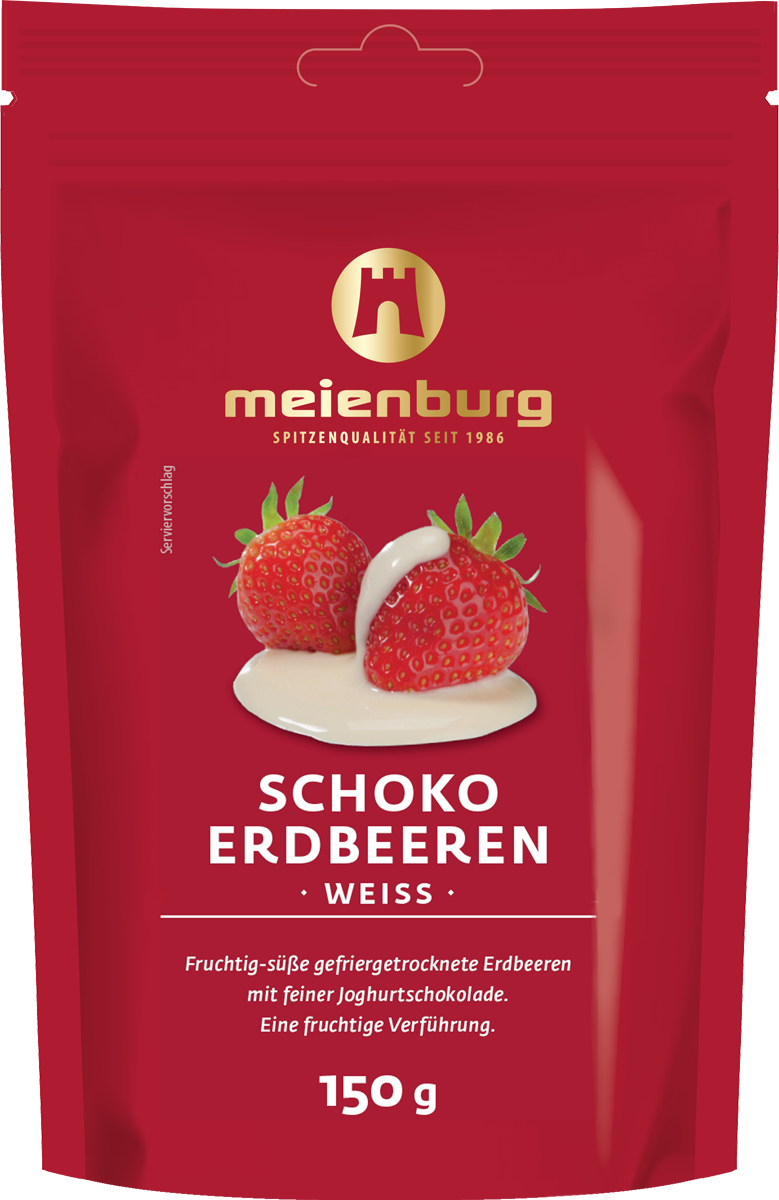 Meienburg Schoko-Erdbeeren weiss 150g
